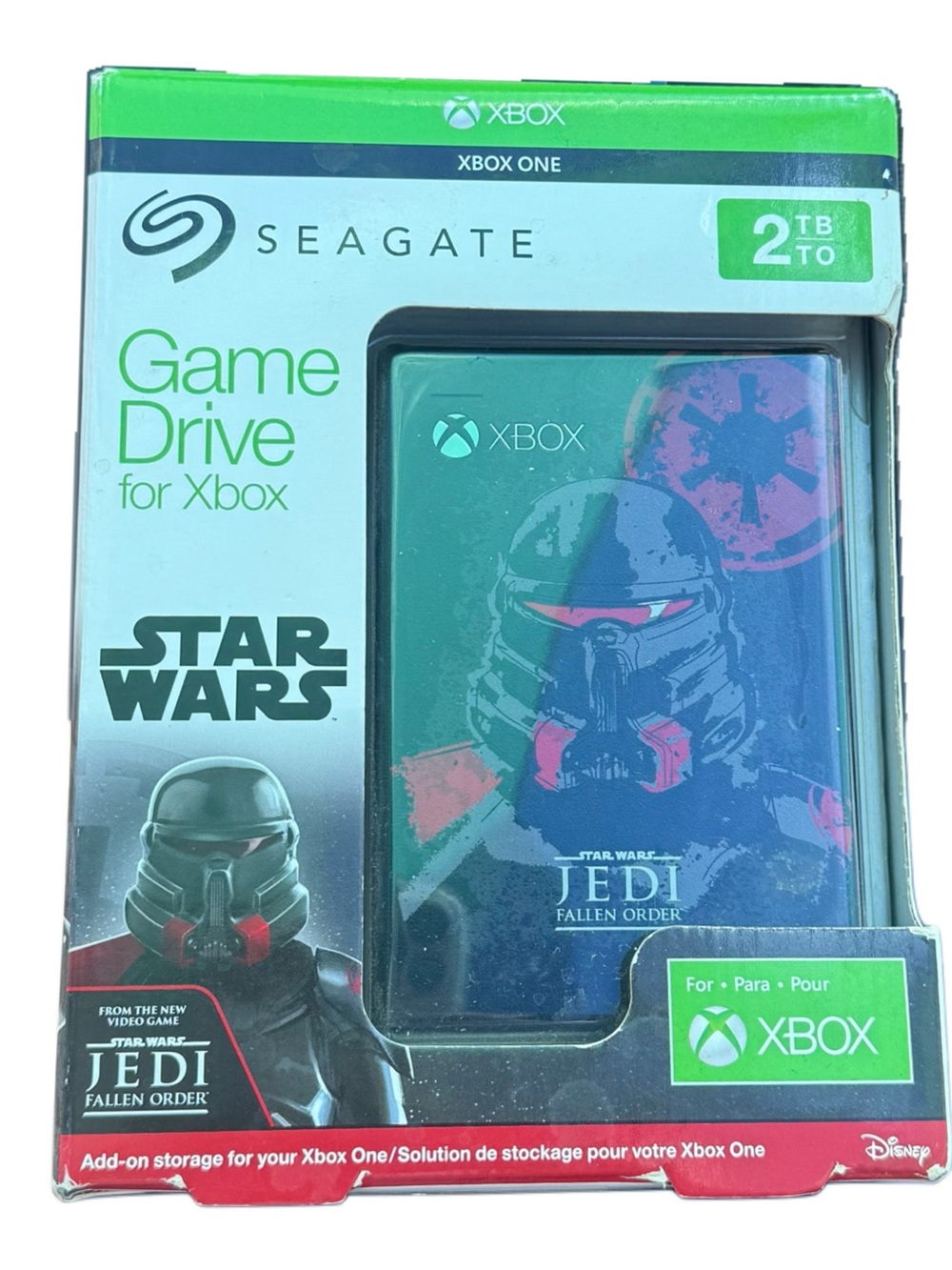 Seagate 2TB HDD Game Drive for XBOX [ Star Wars Jedi Fallen Order ] NEW